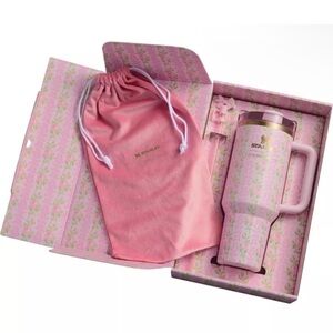 STANLEY X LOVESHACK FANCY - Everblooming Rosettes 40oz Tumbler NEW